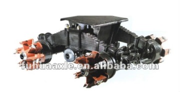 single point suspension semitrailer bogie