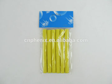6pcs fashion rubber foam bendy hair roller