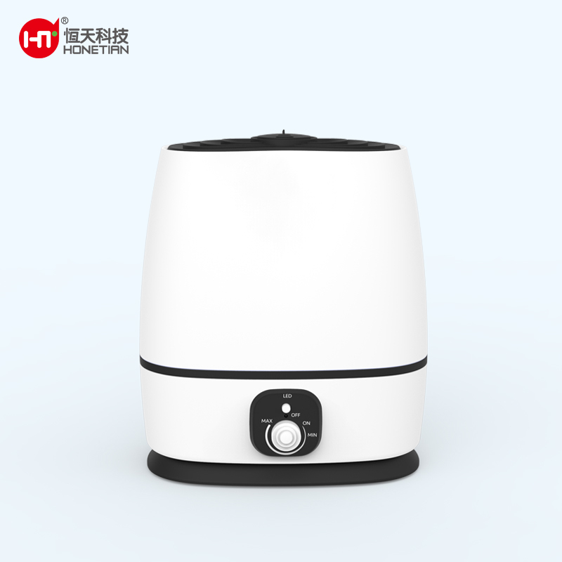 HONETIAN knob control night light 6.0L capacity small size large mist output custom colors indoor plastics cool mist humidifier