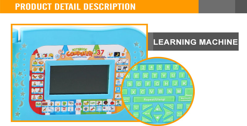 Plastic Kids Learning Laptop