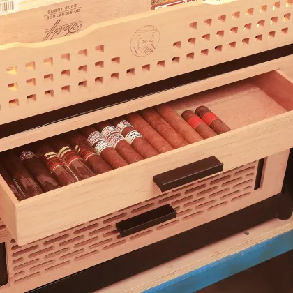 Yohtron Factory Direct Embraco Compressor Electric Cigar Humidor Cabinets - 1700pcs, Made in China