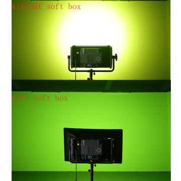 IP65 full RGB+W color gamut with Hue and SAT led panel for film shooting