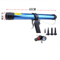 600ML Sausage Soft Pneumatic Caulking Gun Glass Glue Air Rubber Guns Tool Caulking Gun Glass Glue Gun With Control Valve 6.8 Bar