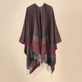 Lady's Winter Fashion Acrylic Shawl personalizado Nuevo diseño