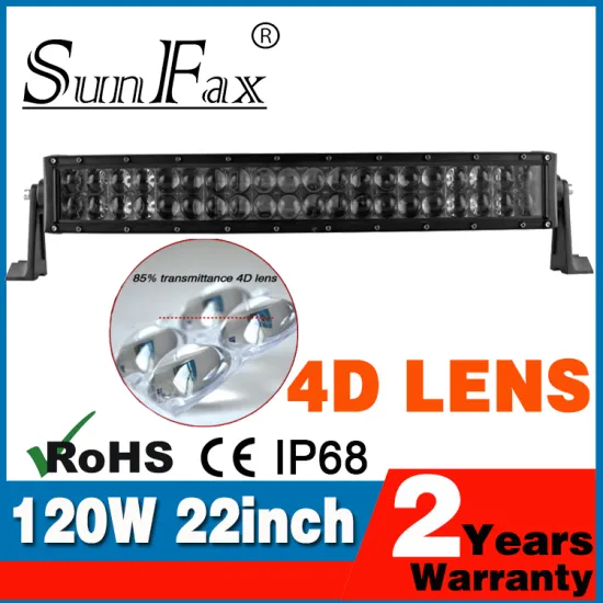 NEWEST!! !4D curved C REE led light bars 22inch 120w led driving lights bar for truck jeep RV SUV ATV 4X4 offroad