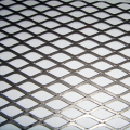 Expanded metal mesh panel