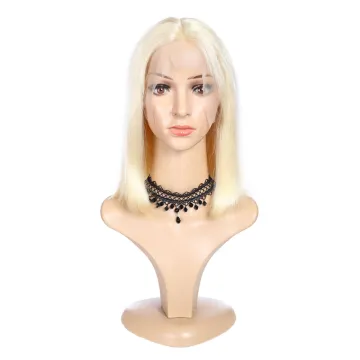 Cheap Peruvian 613 Blonde Colored Bob Wig Raw Virgin Transparent Hd Full Lace Human Hair Wig 100% Bob Wig Human Hair Lace Front