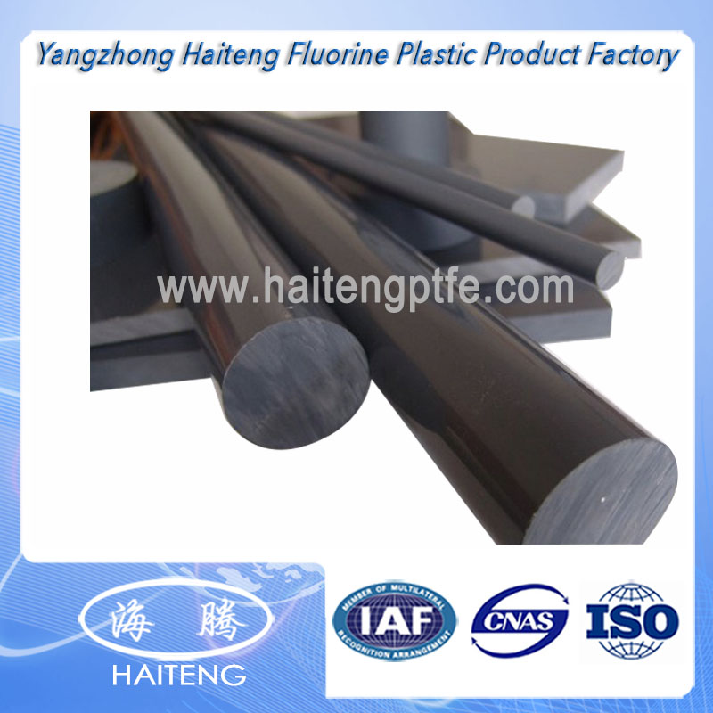 Black PVC Solid Rod