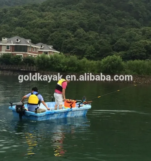 big plastic fishing boat
