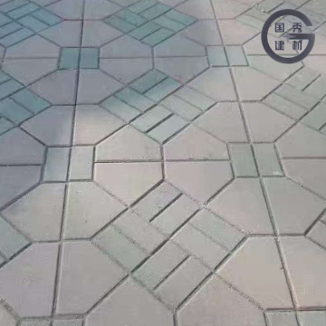 أحجار الرصف الهندسية المتشابكة الفنية