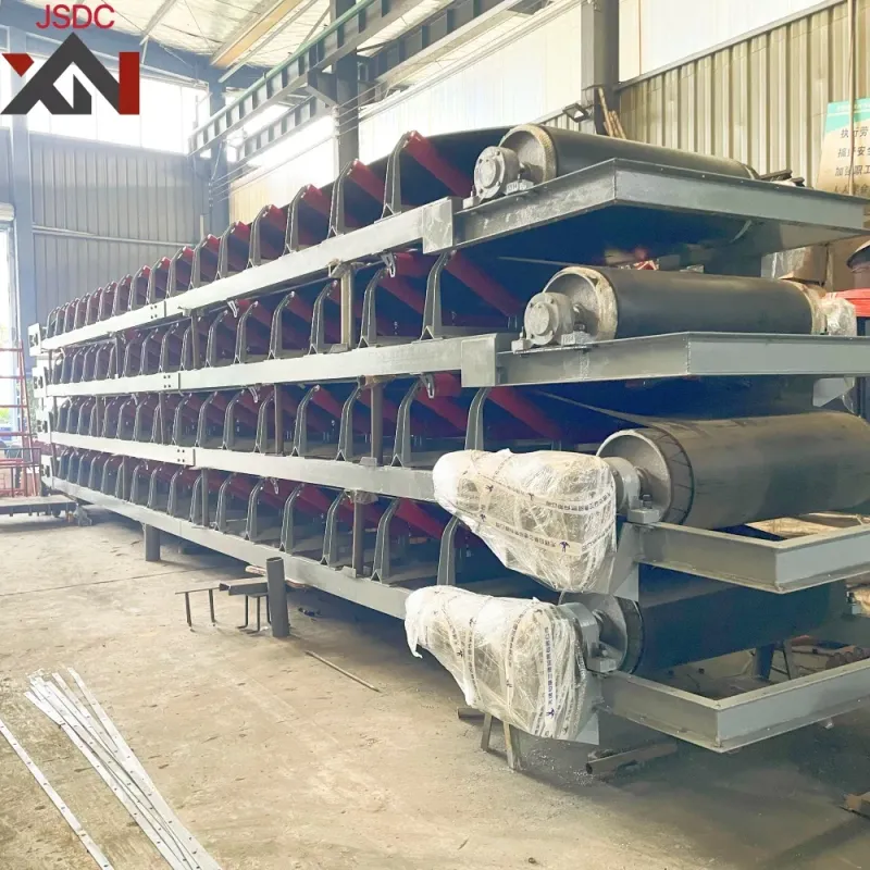 Industrial Conveyor System for Handling Aggregate