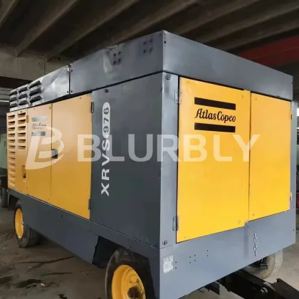Used Atlas Copco XRVS976 Portable Screw Diesel Compressor
