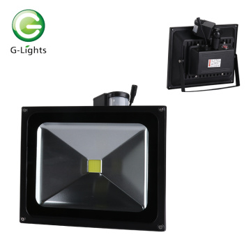 COB Chip LED Luz de inundación solar 50w