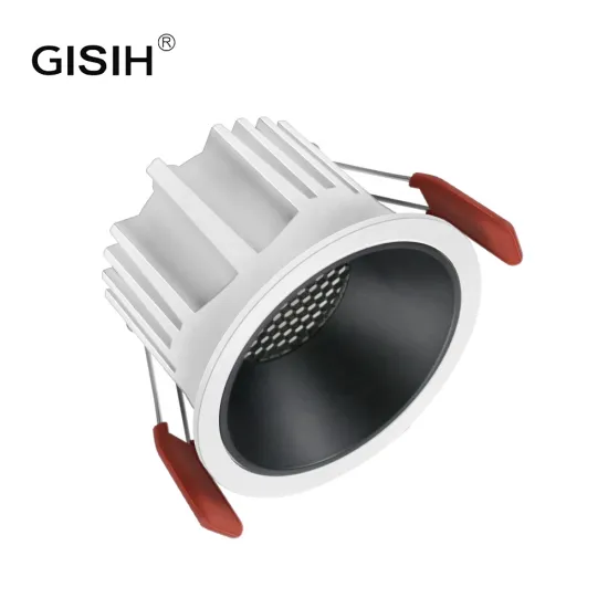 GISIH JX5126 White Round Narrow Side Recessed Ceiling Spotlight for Hotel and Home Wall Wash Lighting (7W/15W)