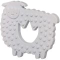 Σιλικόνη φυσικό Eco Baby οδοντοφυΐα Toy Lamb Teether