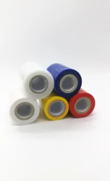 Colorful bundling stretch wrap film roll