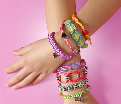 Arts and Crafts Jewelry Making for Kids