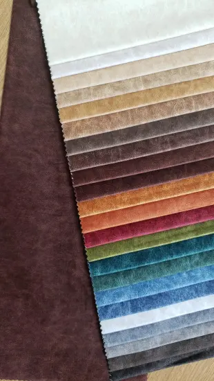 Knitted Polyester100% Printed Velvet Fabric for Sofa Cover