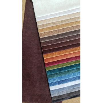 Polyester100% tejido de tela de terciopelo impreso para la cubierta del sofá