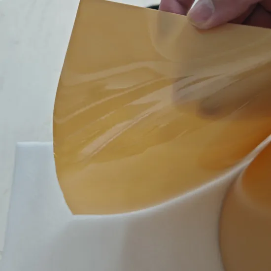 opaque Gold PVC Film Golden 90gsm PVDC Sheet