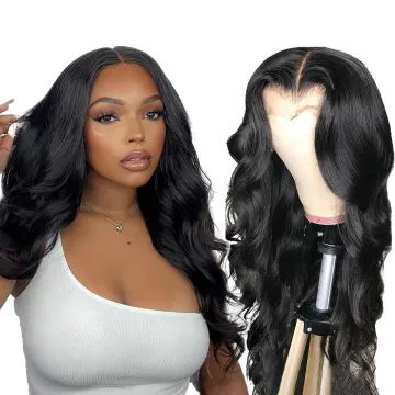 Wholesale human hair lace front body wave wigs vendors raw brazilian cuticle aligned virgin hair bundles human hair extension