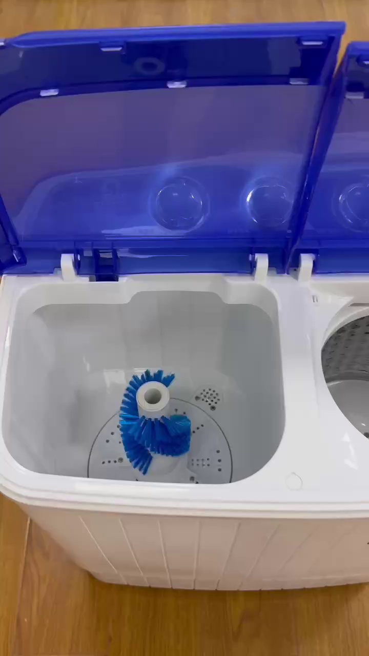 Double bucket mini washing machine