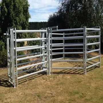 High Tensile USA 12 Ft Heavy Duty Livestock Cattle Corral Fence - Portable Farm Fence