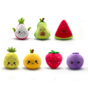Pillow Key Ring: Super Soft Plush Vegetables and Fruits Toys for Girls
