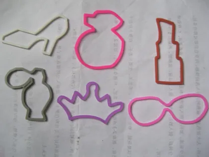 High Flexible Colorful Princess Pattern Silicone Silly Band For Girl