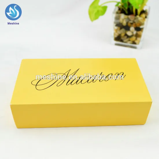 Meshine custom design paper macaron packaging cake box