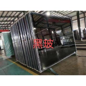 4mm-12mm tinted black float glass for building