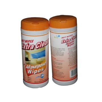 All Purpose OEM Household Wet Wipes In Canister