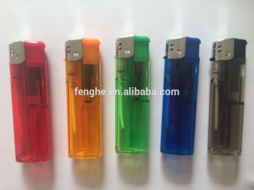FH-608 cheap disposable electronic lighter plastic cigarette lighter