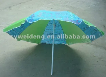 UV protection printed beach umbrella for promotion