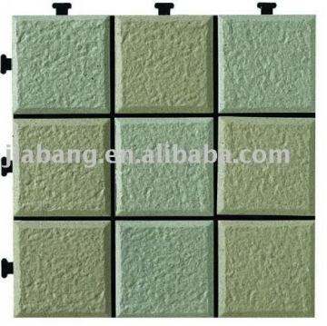 Non-skip ceramic tile for garden (mix color)