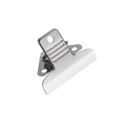 silver small metal clipboard clip/jumbo clipboard clip