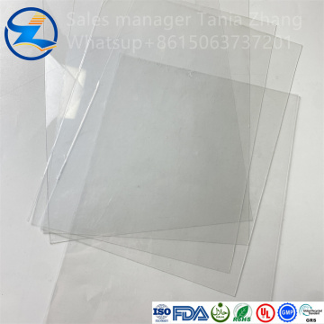 Clear PET 200 mic corona treated printed film