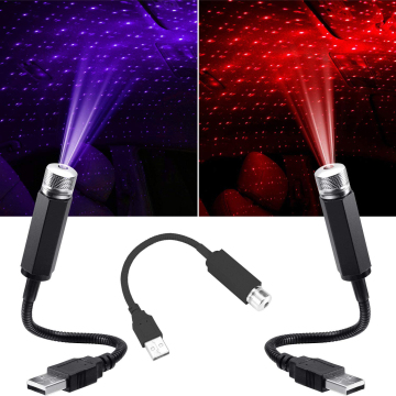 Ο προβολέας ατμόσφαιρας LED LED ATTOMOSHERE προβολέα για εσωτερική διακόσμηση USB αυτοκινήτου USB