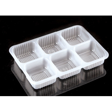 PVC food container tray for dessert chocolate