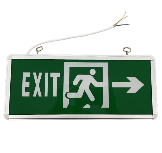 Aluminum and Acrylic emergency exit sign