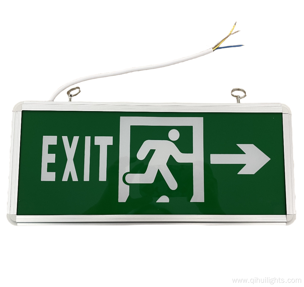 Single or double sided exit light