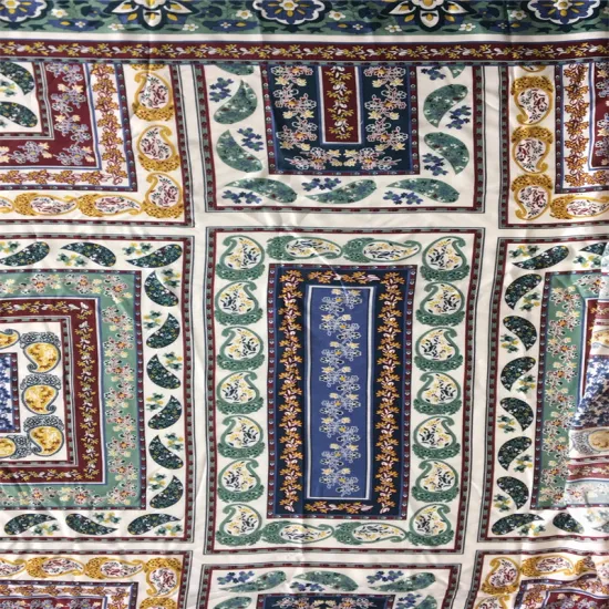 Rayon Cashew Design Print Fabric