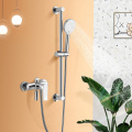 Conjunto de chuveiro cromado de banheiro de banheiro de 3 funções domésticos de 3 funções