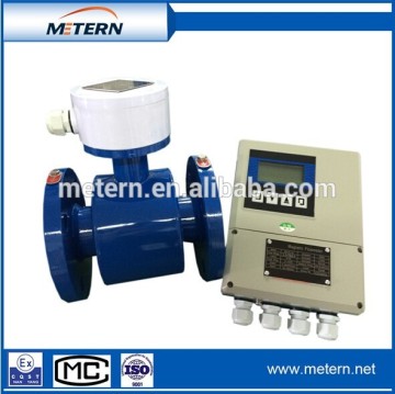 Electromagnetic flow meter with remote transmitter flowmeter