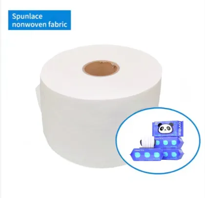 Wholesale Viscose Lyocell Fabric and Nonwoven Spunlace Rolls for Toilet Wet Wipes