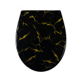 Duroplast Toilet Seat Soft Close Black Marble