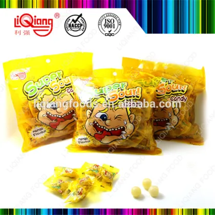 Halal colourful sour bombs with pop candy