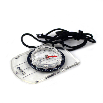 Factory Direct 2023 New Camping Acrylic Compass with Lanyard