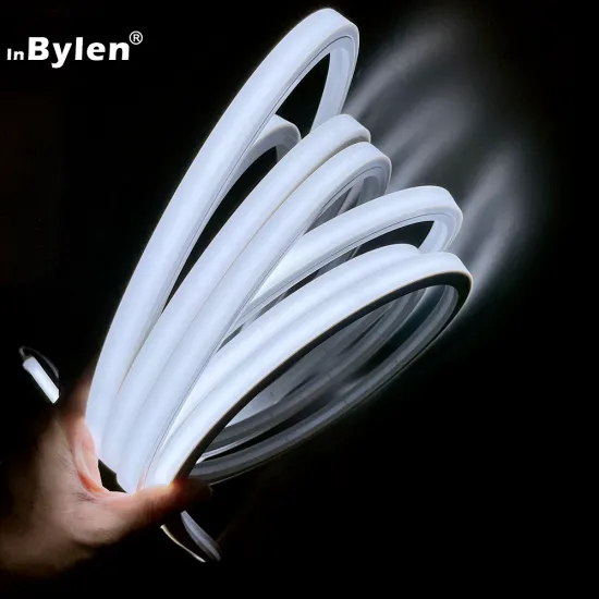 DC 24V IP67 Waterproof White LED Neon Flex Strips 12x12mm