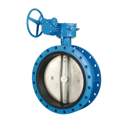 Manual Center Ling Flange Type Butterfly Valve